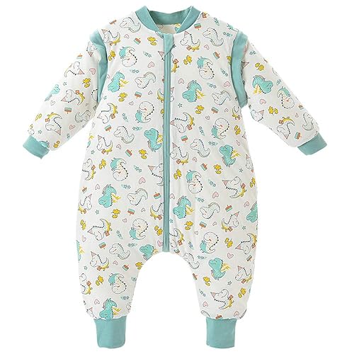 Happy Cherry Bebé desmontable manga algodón saco de dormir invierno manta portátil