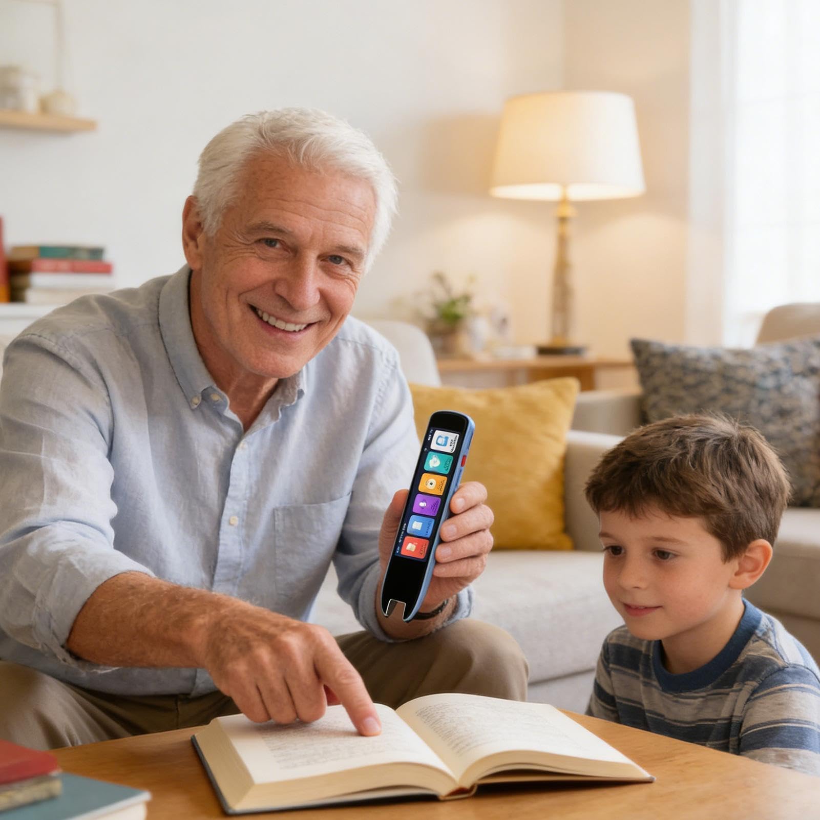 Penna Traduttrice Dispositivo Intelligente Portatile con IA | per Traduzione da Ufficio Bambini, Adulti, Insegnanti, Scuola, Università, Ufficio, Casa, Viaggio, Apprendimento, Giochi