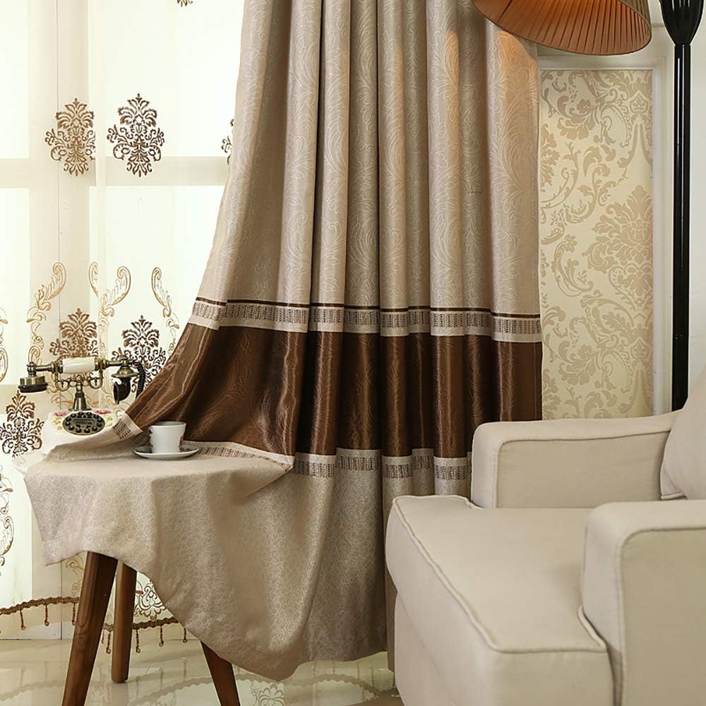 VOGOL Blackout Window Curtains 84 Inches Long Drapes Panels for Bedroom Living Room, 52x84, Top Grommets (2 Panels)