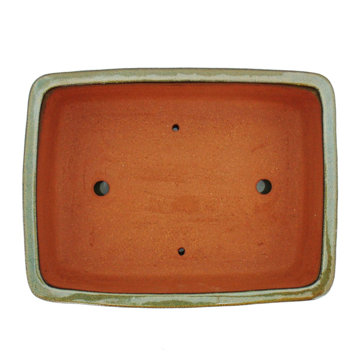 bonsaï Bol avec soucoupe gr. 5 – Rectangulaire G30 – Olive-brown – L 32 cm – L 24,5 cm – H 8 cm