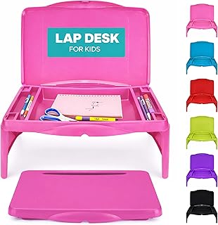 MAVOCRAFT Foldable Kids Lap Tray with Storage - Portable Lap Desk Kids & Adults - Kids Lap Desk for Breakfast in Bed, Serv Price In India