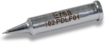 ersa 0102PDLF01 0102 Permanent Pencil tip Straight 0.1 mm Diameter with Ersadur LF Coating Lead Soldering for Increased Service Life, 0,1 mm