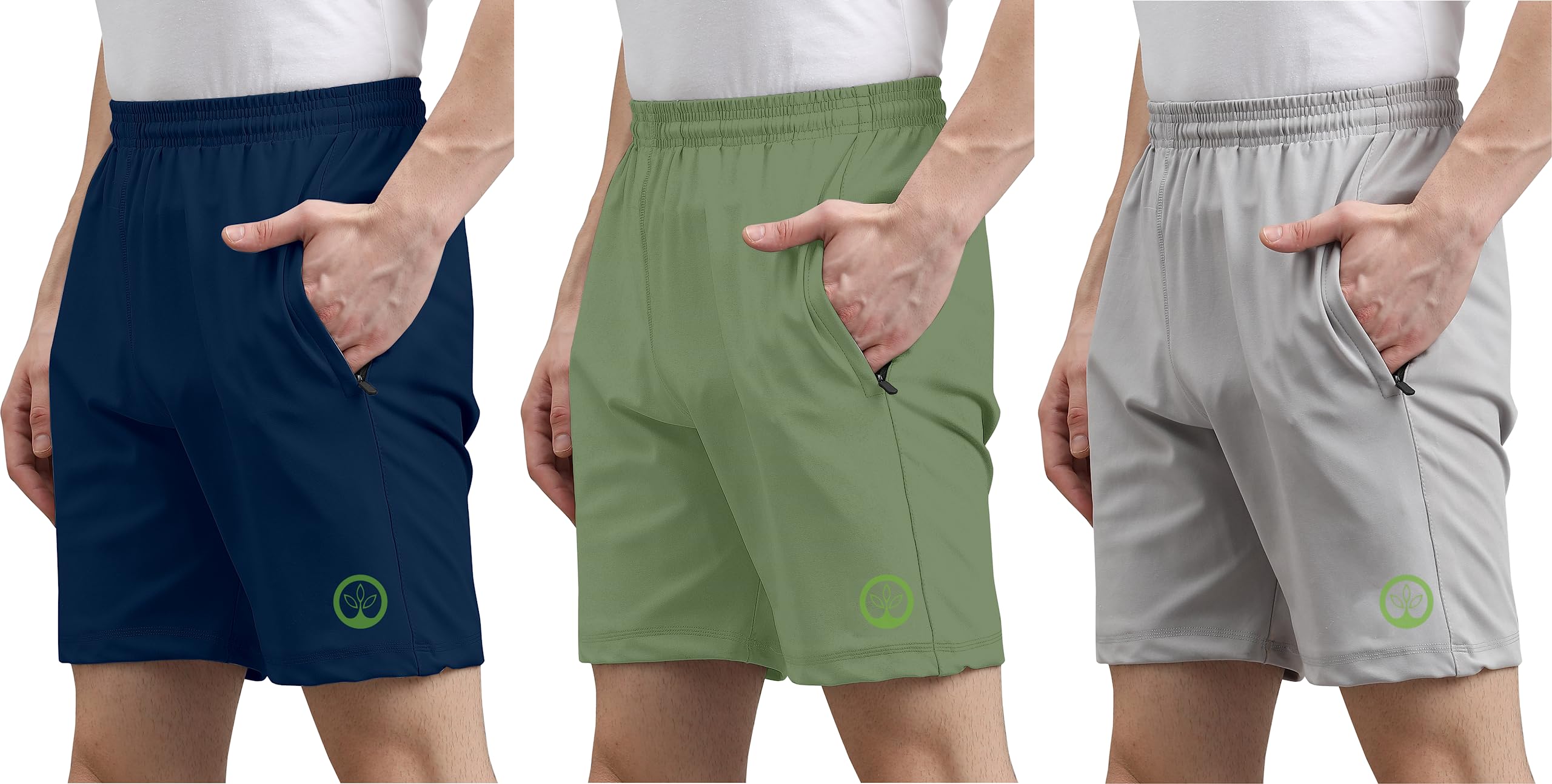 shine n show Unisex Lycra Blend Regular Fit Shorts for Gym, Running, Cycling, Swimming, Basketball, Cricket, Yoga, Football, Tennis, Badminton & More-picture-48