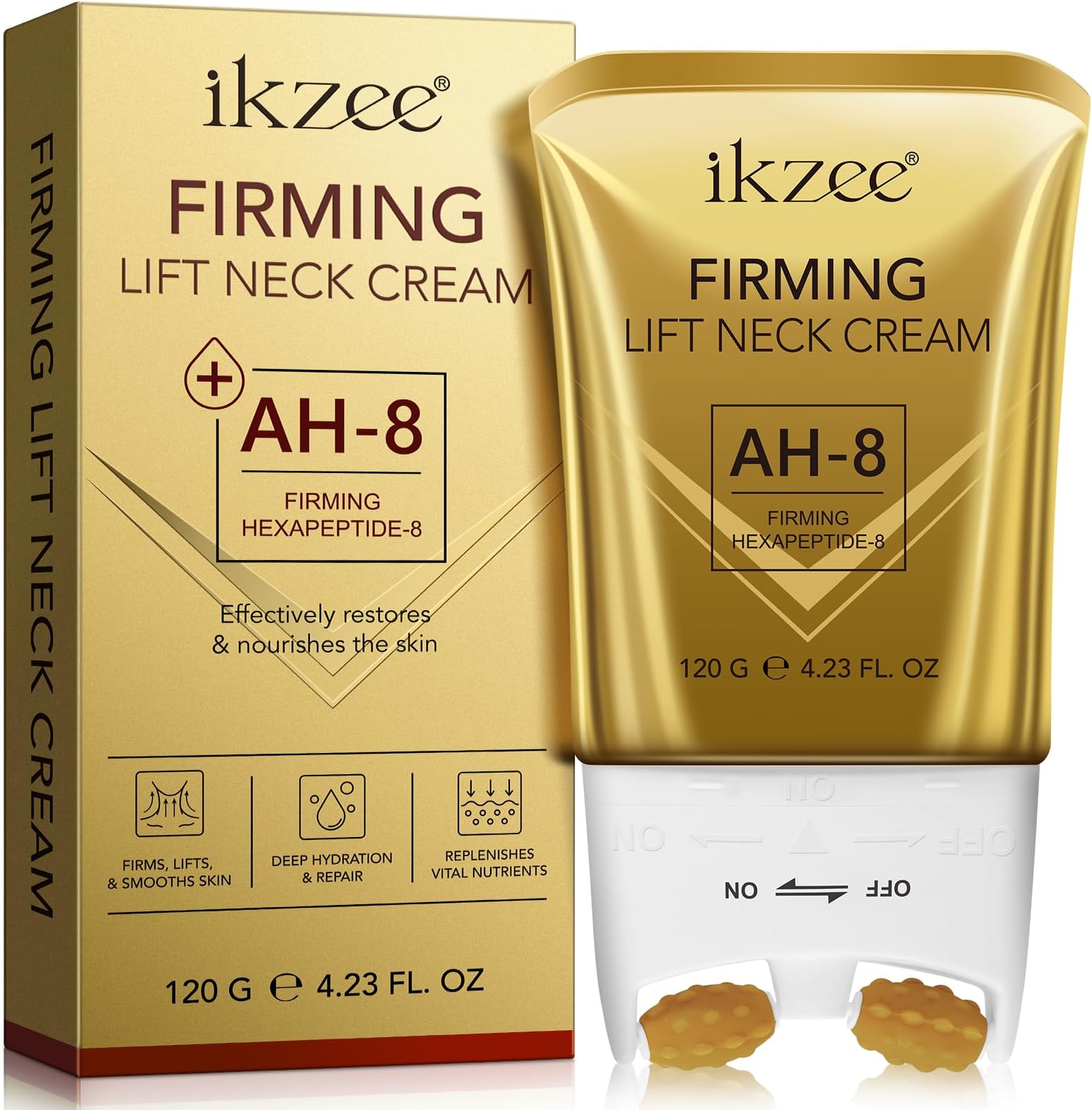 Advanced Ah-8 Firming Lift Neck Cream- Tighten Lift Neck Cream Deeply Hydrates And Repairs the Skin, Combining Hexapeptide-8 And Cica+ Aloe Vera For Crepey Skin And Neck Contours