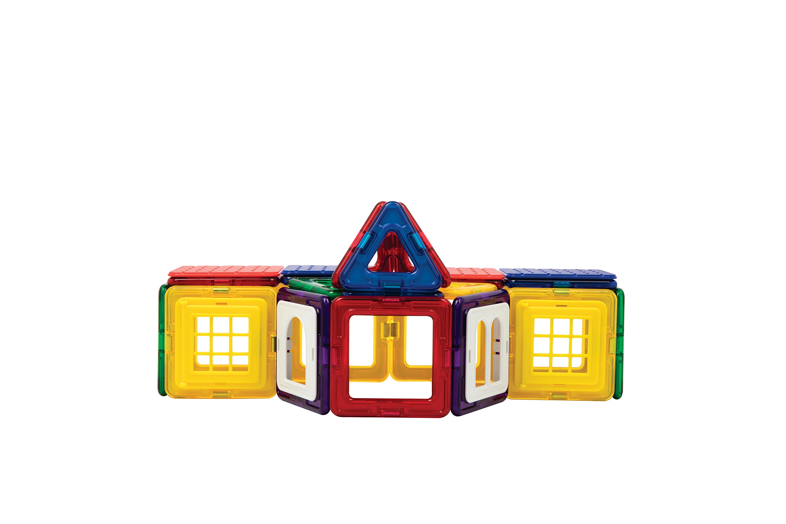 Magformers Wow House Magnetic Building Blocks Tiles Toy. Makes 20 Different Houses. Comes with Extra Puzzle Play Sheets And Building Cards Guides for Younger Children.