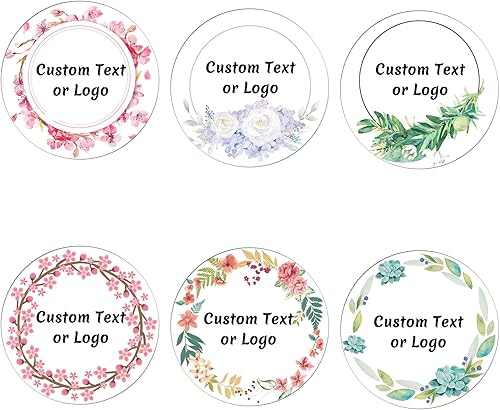Miniatura 3 de JOVELLO Personalized Custom Stickers - 60-1000 PCS Circle Custom Labels for Business, Logo, Office, Parties, etc (Labels Stickers-11)