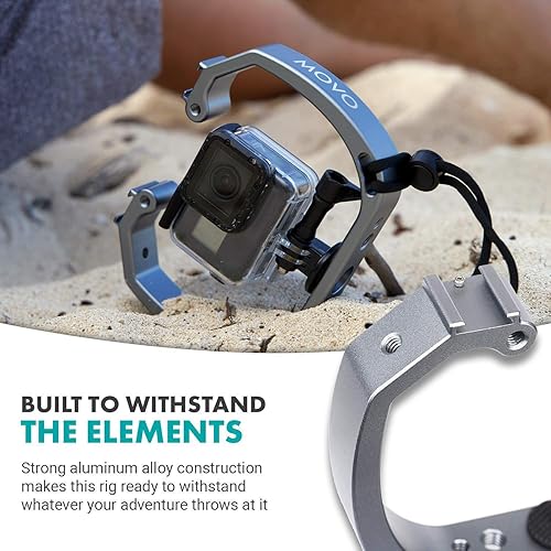 Miniatura 4 de Movo GB-U70 Equipo de buceo submarino para GoPro Hero con soportes de zapata fría, correa de muñeca - Funciona con HERO3, HERO4, HERO5, HERO6