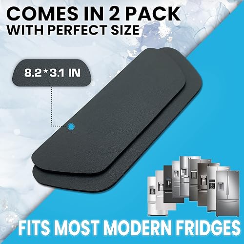 Miniatura 11 de Colector de goteo para refrigerador para bandeja de agua, almohadilla absorbente para bandeja de goteo de refrigerador, protege derrames de agua,