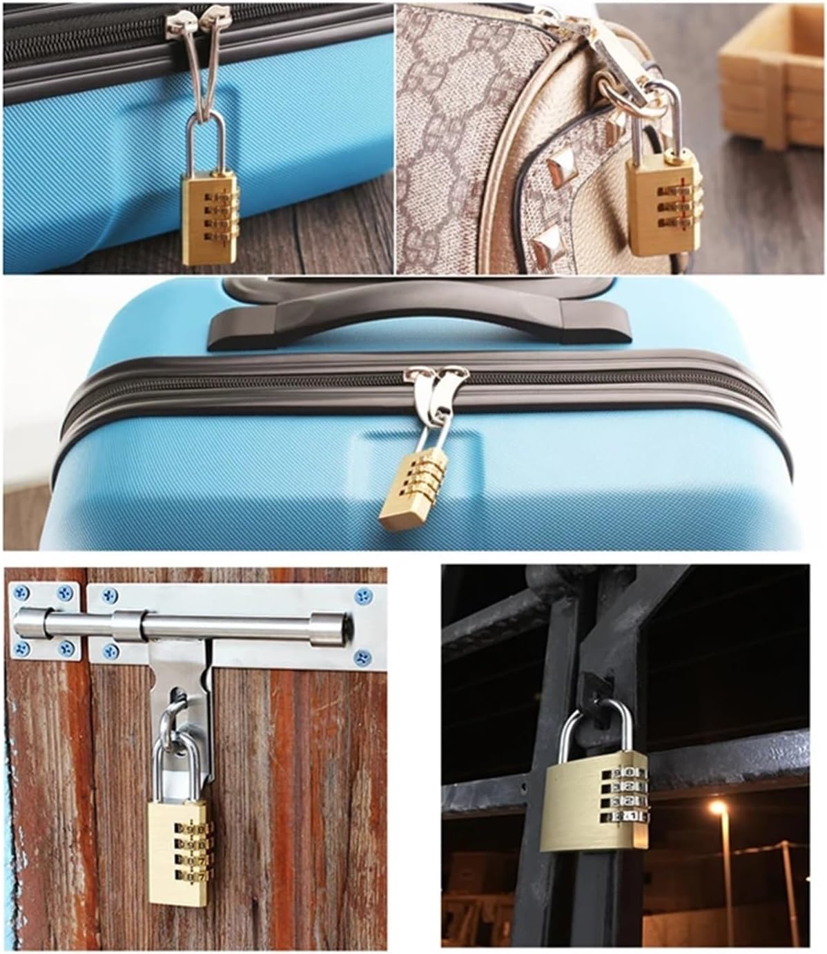 Solid Security Padlock Password Combination Code Lock for Gym Digital Locker Suitcase Drawer Hardware(AS-3-B-52)