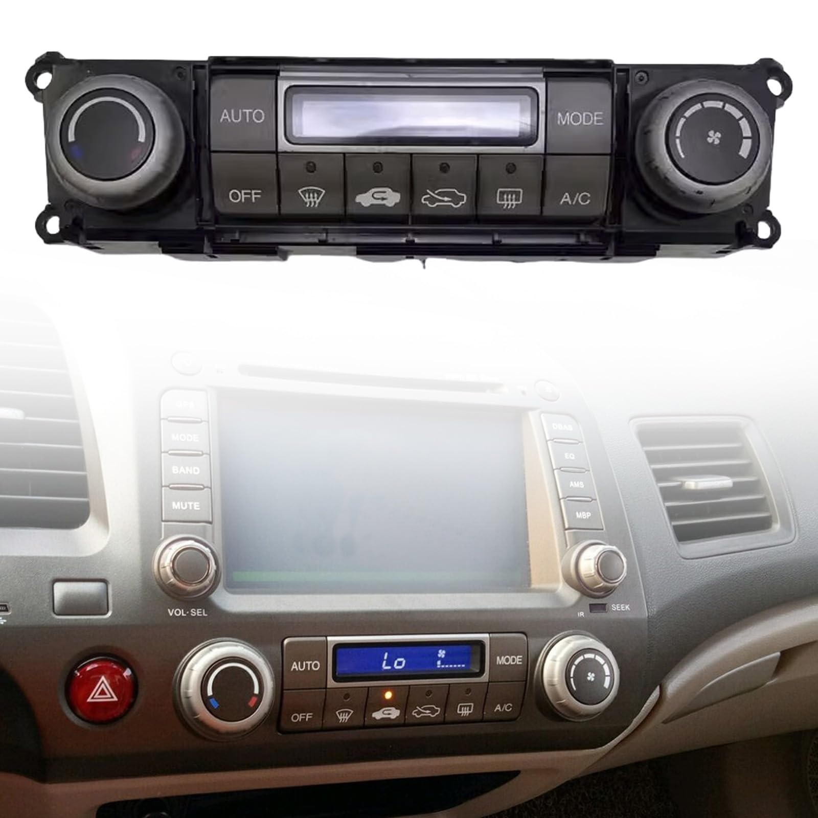 Heater Control Unit Panel Ac Air Conditioning Temperature Climate