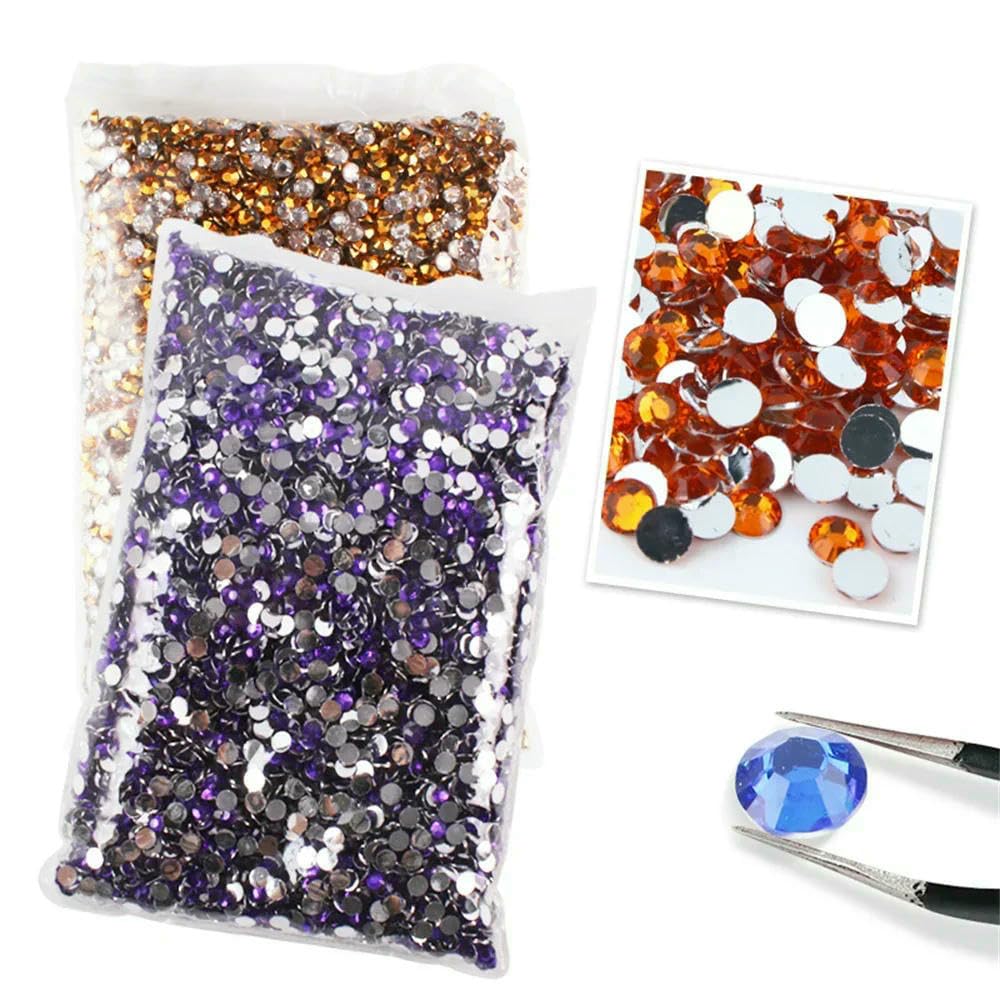 Dimensioni 2 mm, 3,0 mm, 4,0 mm, 5 mm, 6 mm Confezione grande Resina Strass non hotfix all'ingrosso Cristalli piatti Unghie fai da te Glitter Pietra Cтразы - verde scuro - 4,0 mm 5000 pezzi
