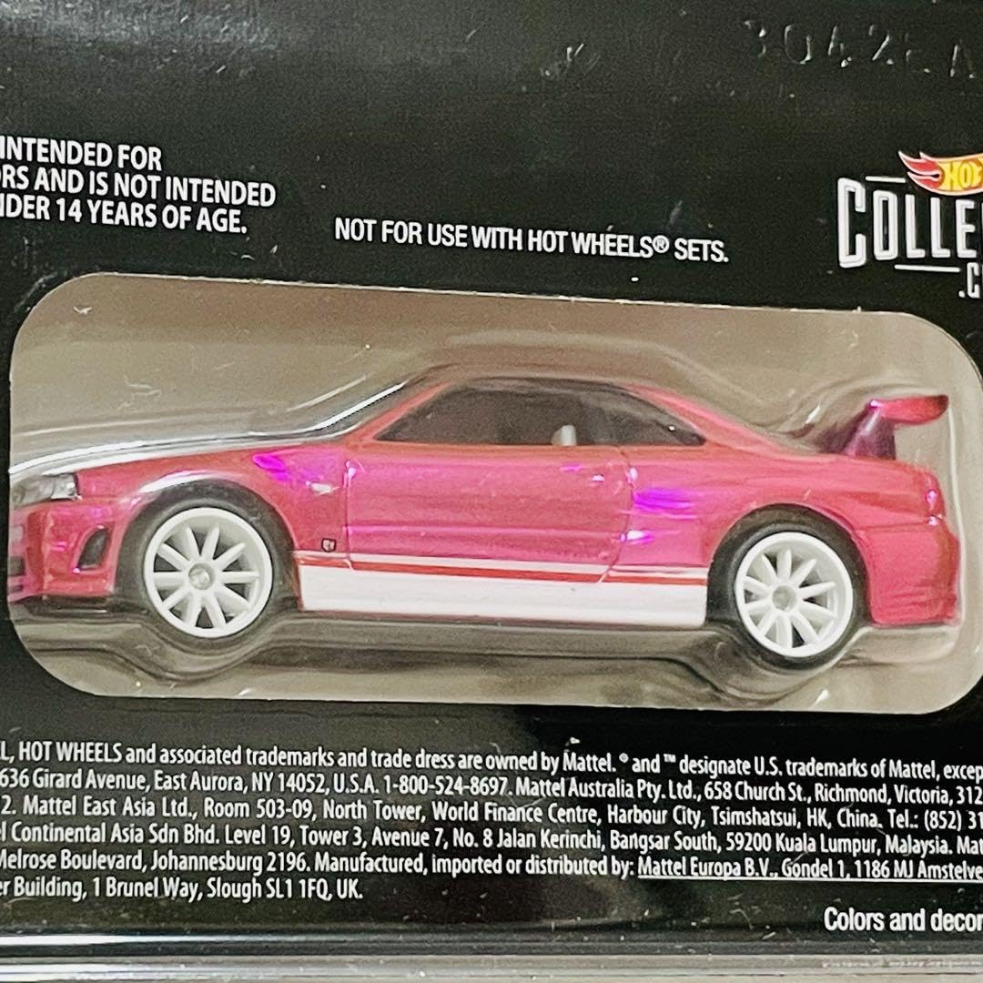 ミニカー Hot Wheels  RLC Pink Editions GT-R BNR34 Amazon | Hot Wheels RLC Exclusive Pink Editions Nissan