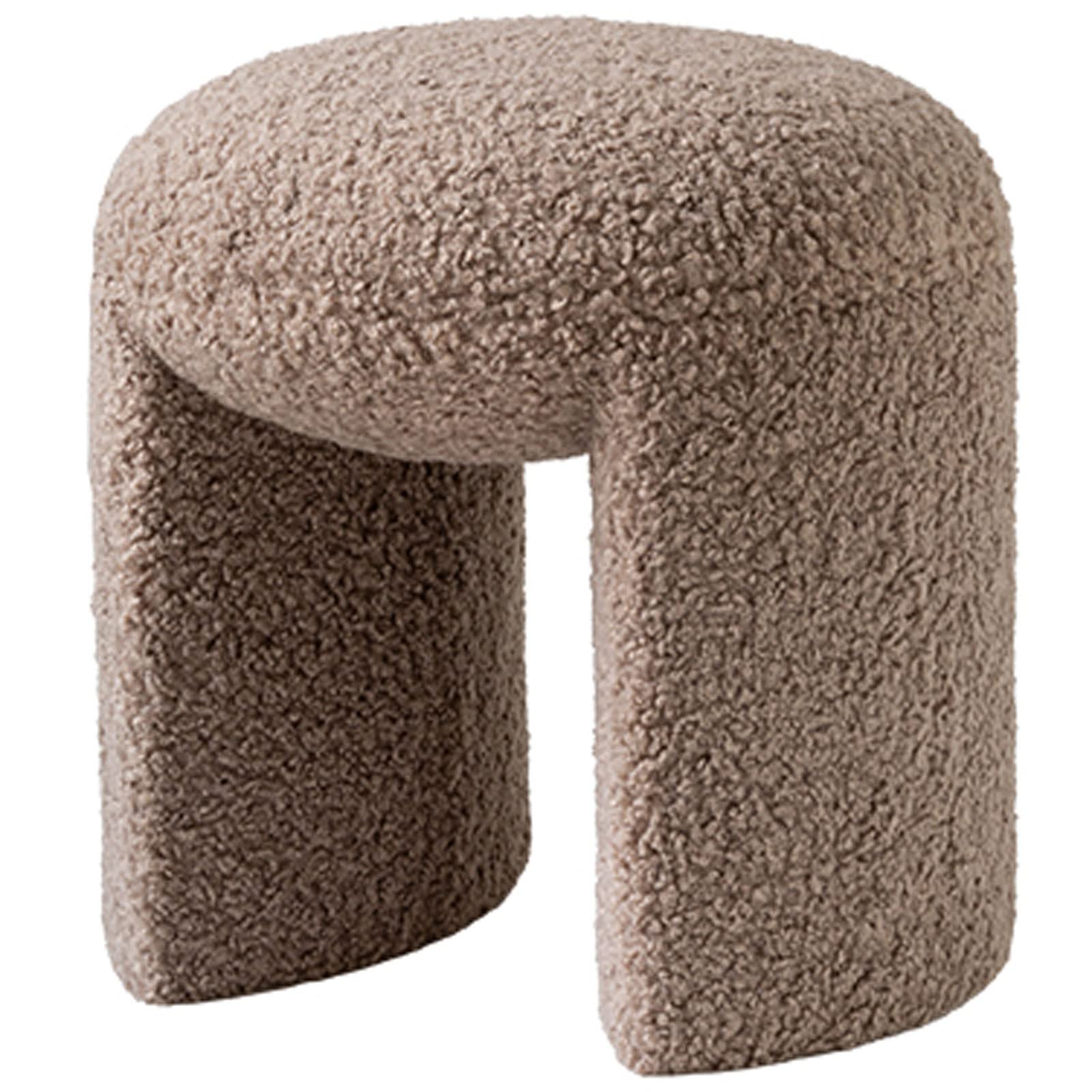 Tabouret de vanité kaki pour coiffeuse de chambre et salon