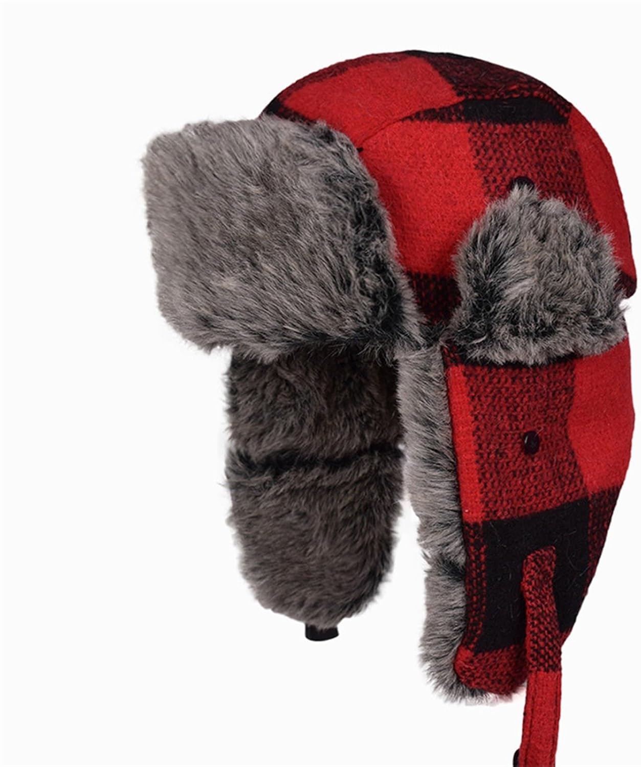 Winter Bomber Hat Women Men Plaid Hats Warm Thick Ski Male Female Outdoor Earflap Trapper Hat