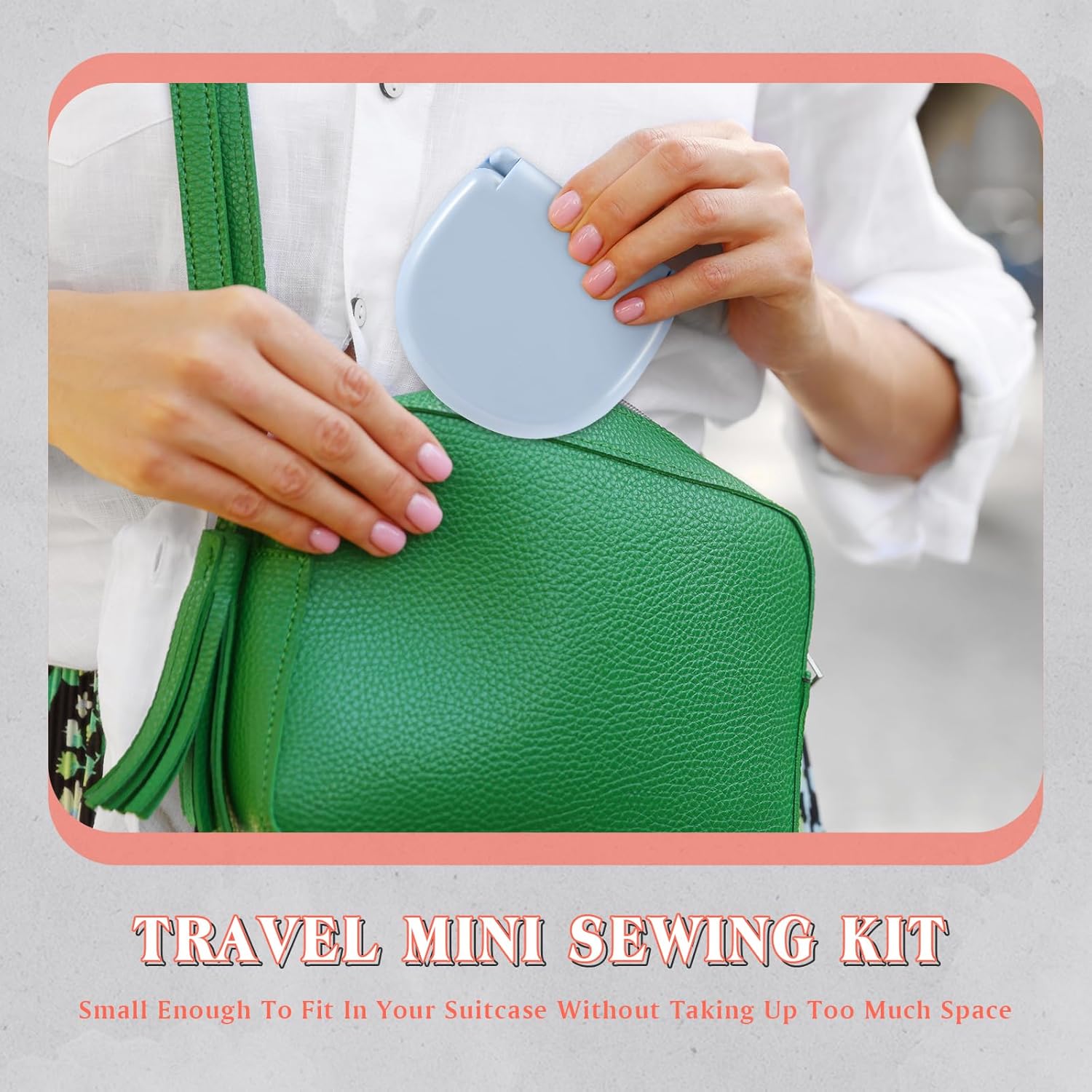 Yuxung 20 Pieces Mini Travel Sewing Kit Basic Portable Emergency Sewing Repair Kit in Bulk with Threads Scissors Needles for Beginner Traveler Hotel Charity Homeless