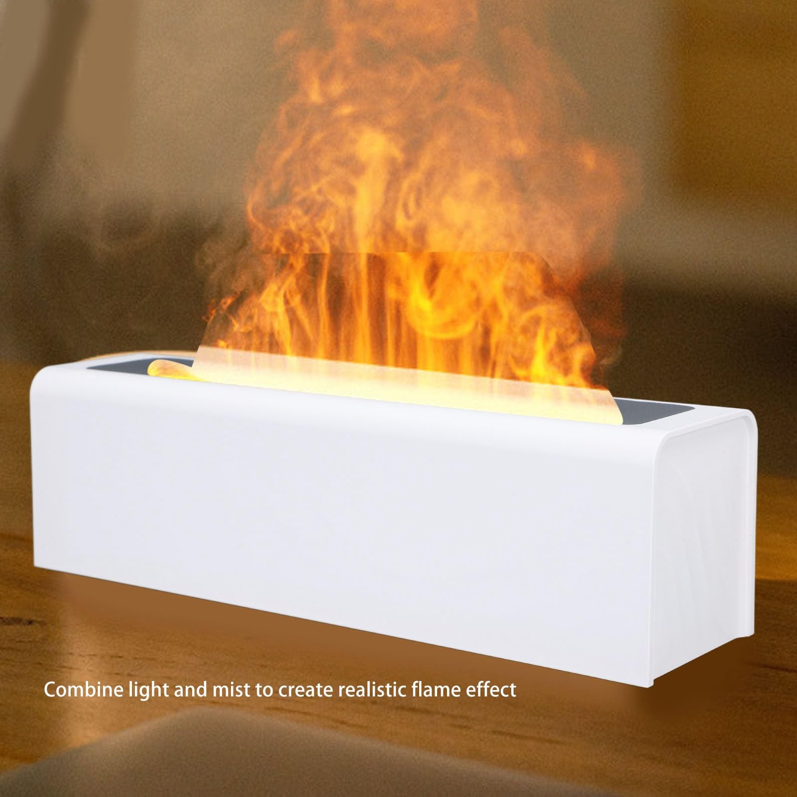 Cocoarm Difusor de Aceites Esenciales, Humidificador de Aromaterapia ABS, Difusor de Niebla Alimentado por USB de 150 Ml con 3 Modos de Luz, Apagado Automático, Funcionamiento Silencioso para (White)