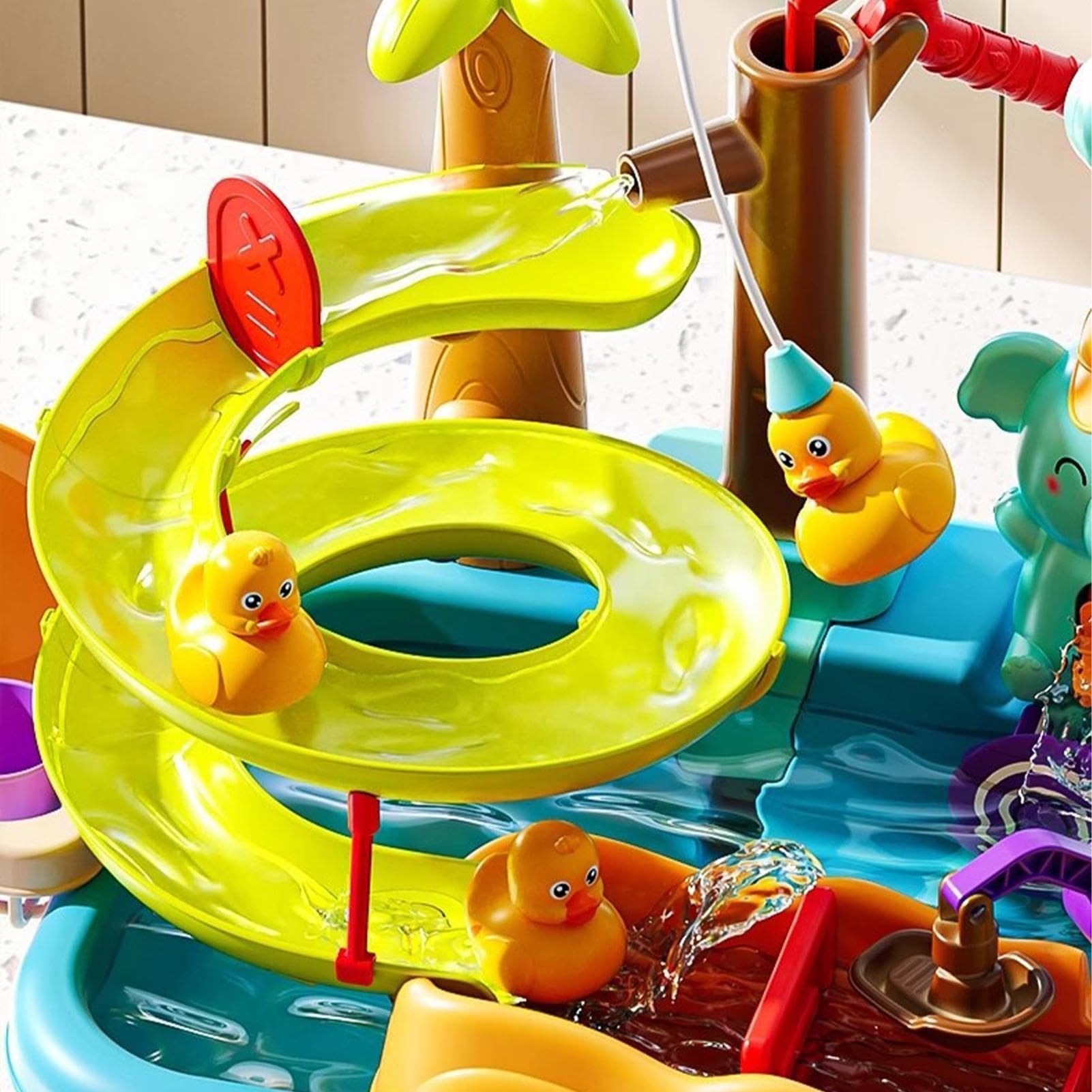 Generisch Kinderspielspüle mit fließendem Wasser Angelspielzeug für Kinder | Kinderwaschbecken zum Angeln, für Outdoor-Einsatz in Garten, Hof und , für und Mädchen