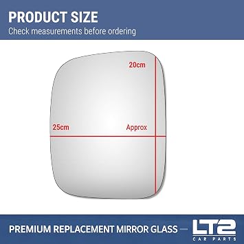 Wing Mirror Glass for VW Caddy 2004-2015 Left UK Passenger Side