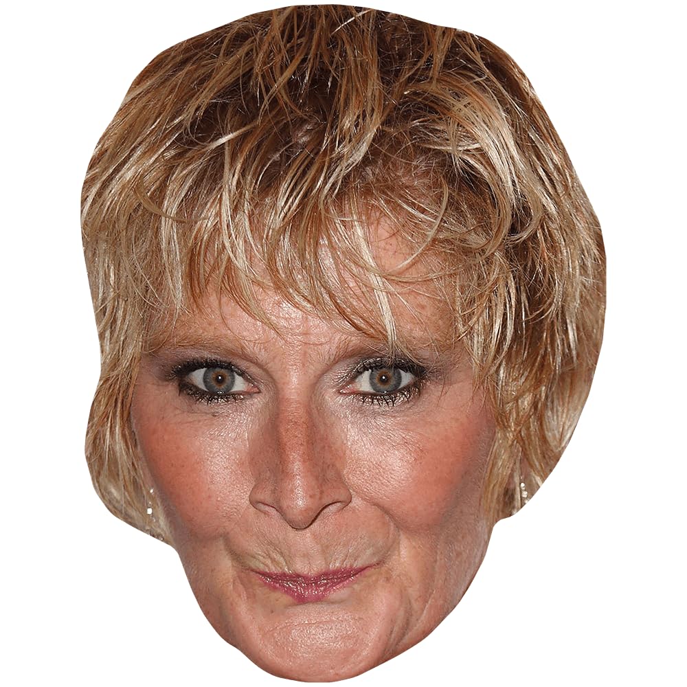 Celebrity Cutouts Lifelike Linda Henry (Smile) Celebrity Mask, Flat Card Face, Fancy Dress Mask