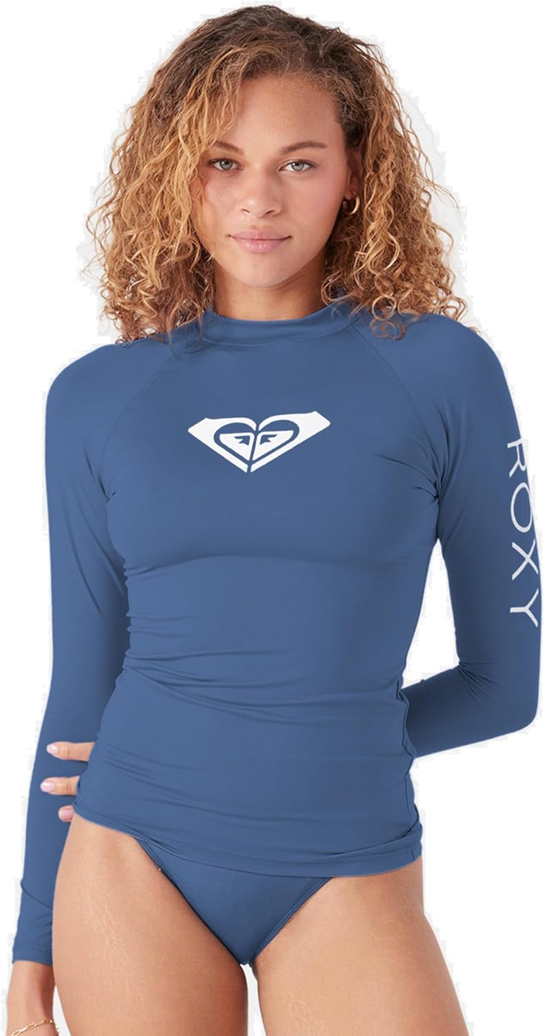 Long Sleeve Compression Fit Rashguard UPF 50+ Quick Dry Recycled Swim Shirt