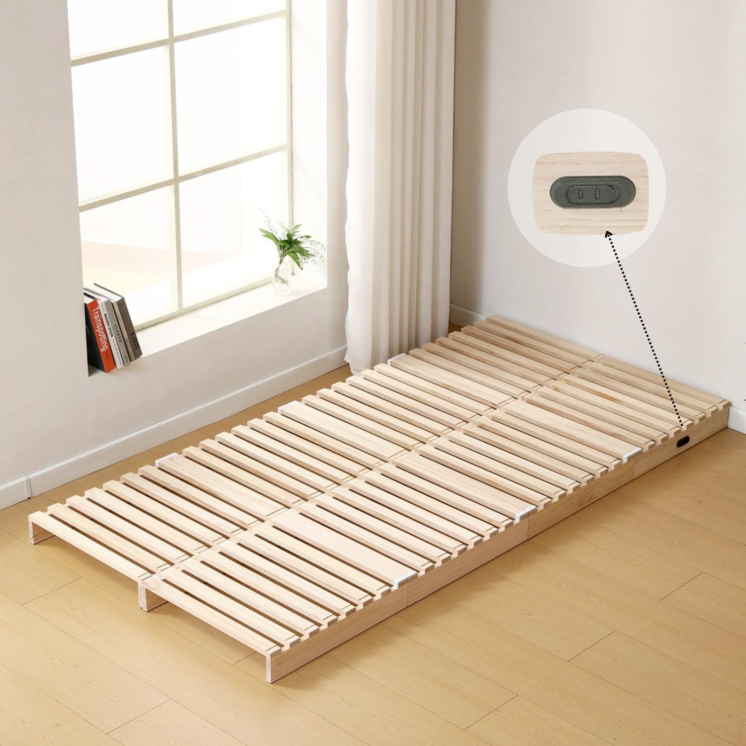 Amazon｜パレットベッド ベッドフレーム 8枚セット 天然パイン材