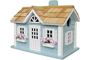 Handcrafted Nantucket Blue Bird Cottage