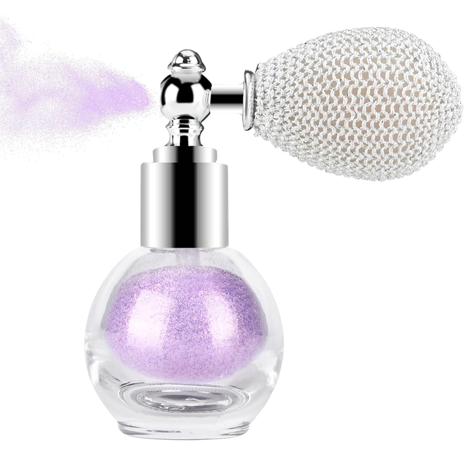 KYDA Pink Purple Body Glitter Spray, Loose Shimmer Powder
