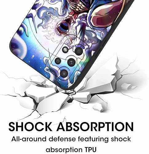 Miniatura 6 de 2 fundas de teléfono animé para Samsung Galaxy A13 4G de 6.6 pulgadas, fundas de estética con estampado de manga, diseño de dibujos animados de