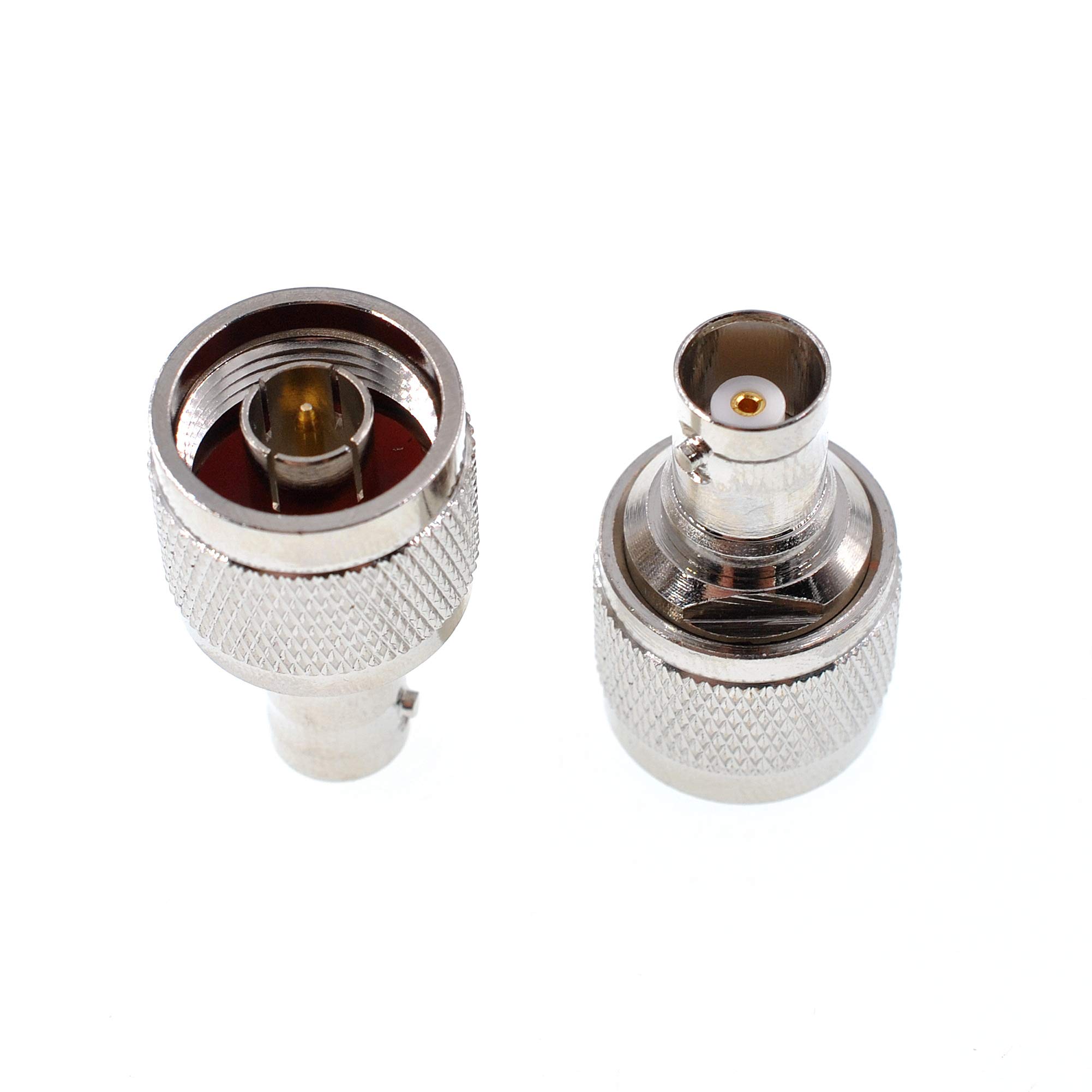 2PCS N Male To BNC Female Coax Adapter - RF Coaxiale Connector Converter