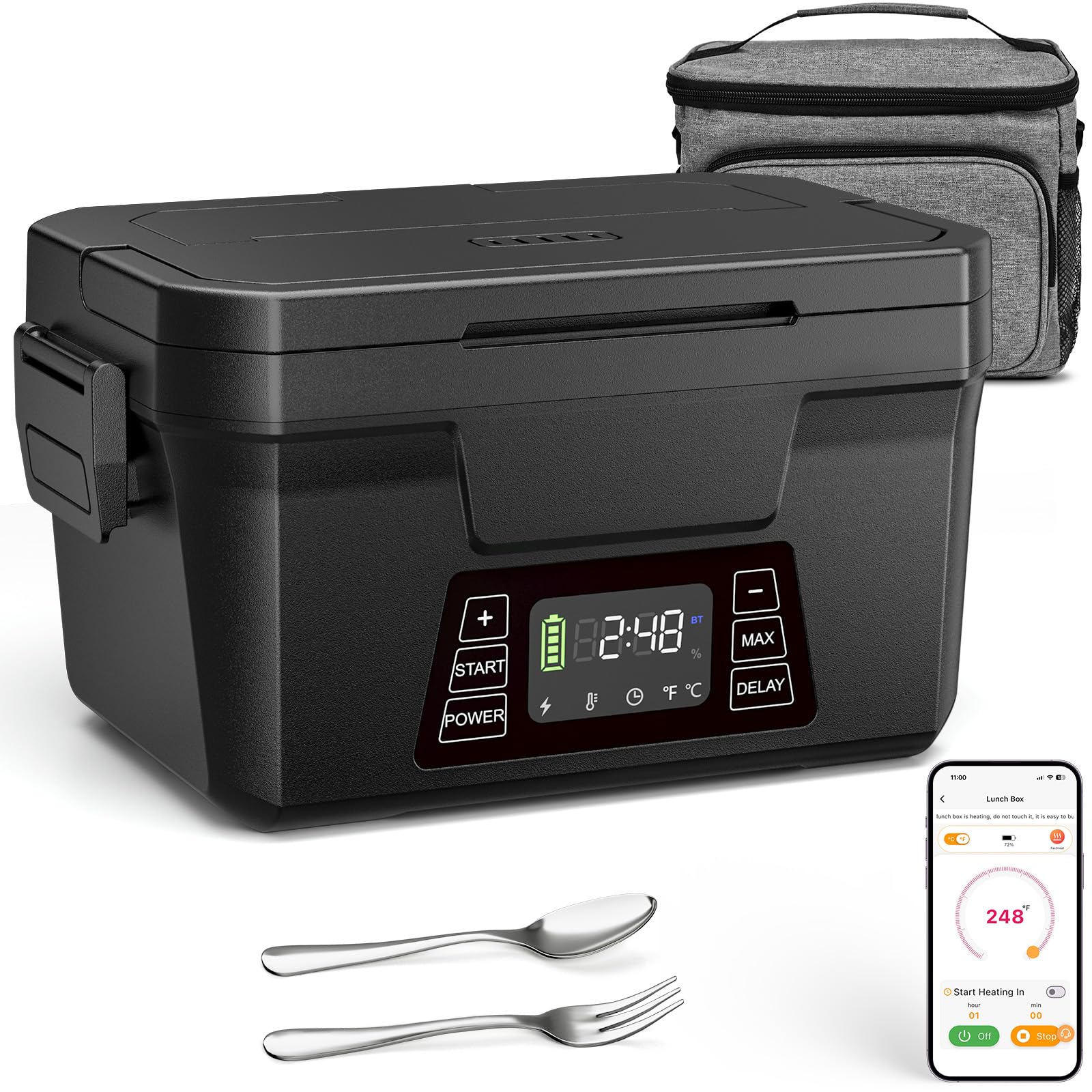 Carsolt Cordless Electric Lunch Box