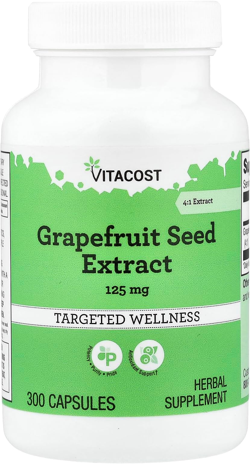 Vitacost Grapefruit Seed Extract - 125 mg - 300 Capsules