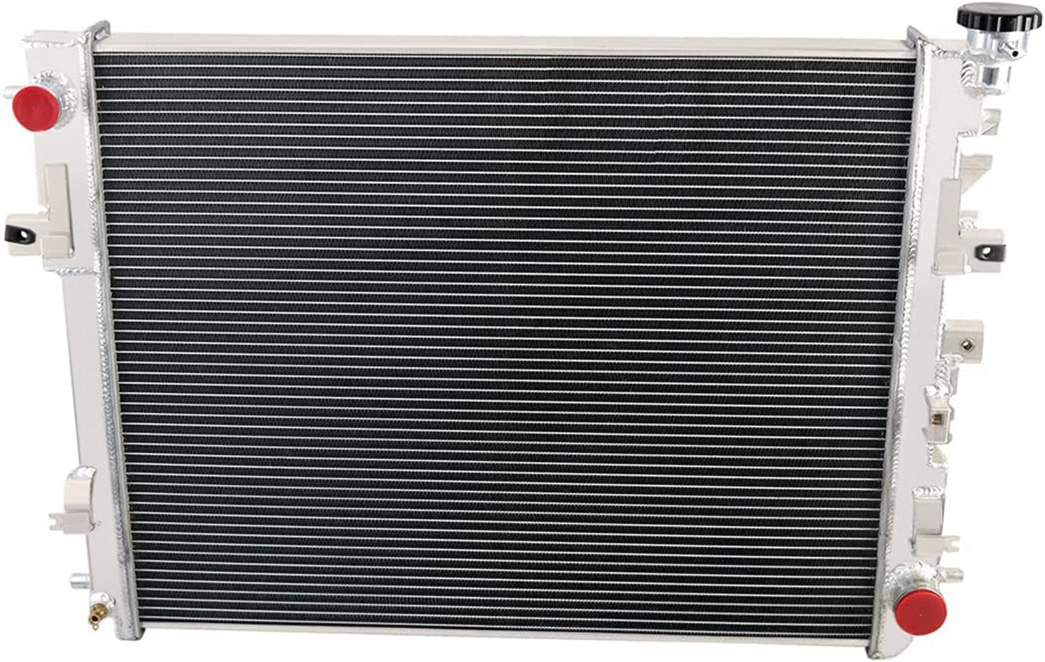 Radiator Compatible with 2011-2018 Ram 1500 2500 3500 Pickup Truck 3.6L V6 4.7L 5.7L 6.4L V8 & 2009 2010 Dodge Ram 1500 Ram 2500 3.7L 4.7L 5.7L, 3 Row Full Aluminium Radiator
