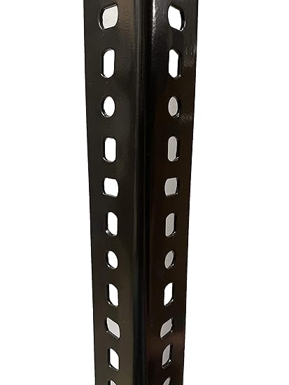 ALIJA Slotted Angle Black Angle (Powder Coating) (2 PC, 99 INCH)