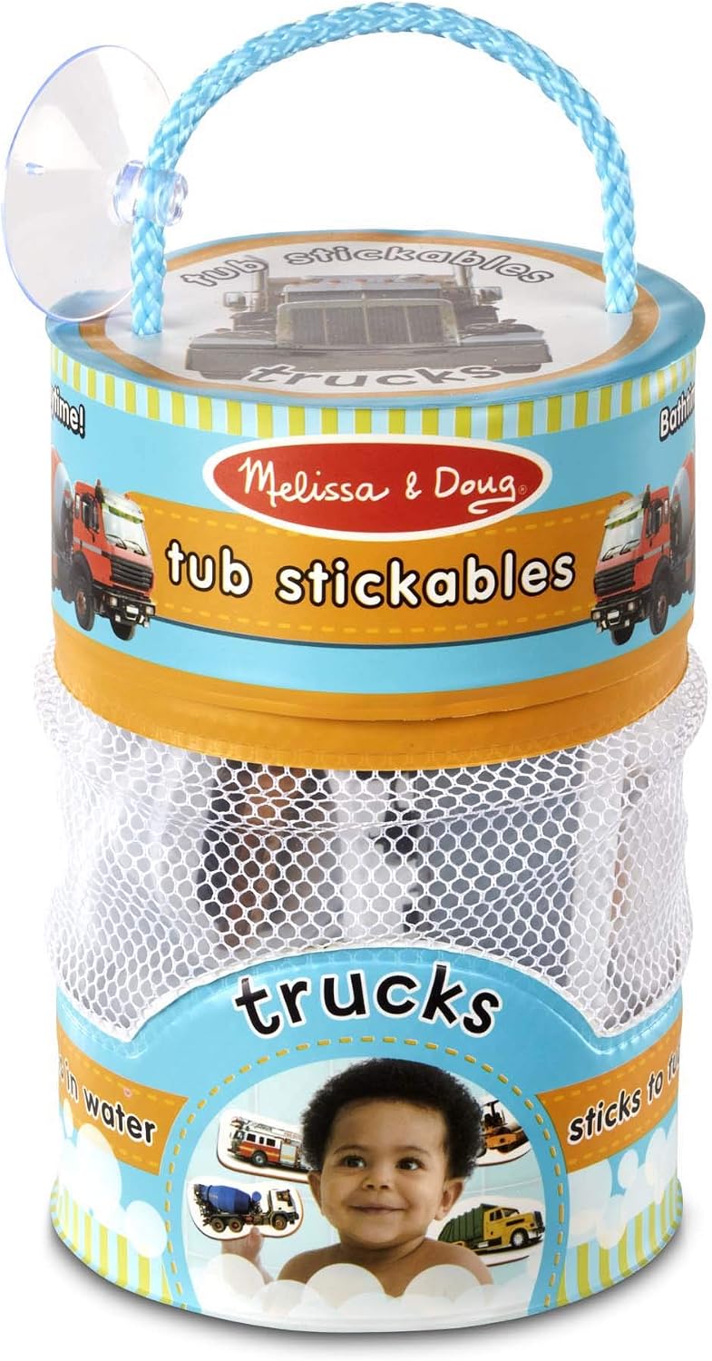 Melissa & Doug Tub Stickables - Trucks