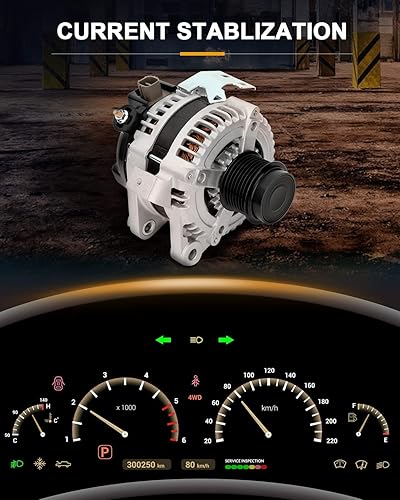 Miniatura 9 de ROADFAR Reemplazo del alternador para Toyota RAV4 11201 2006-2008