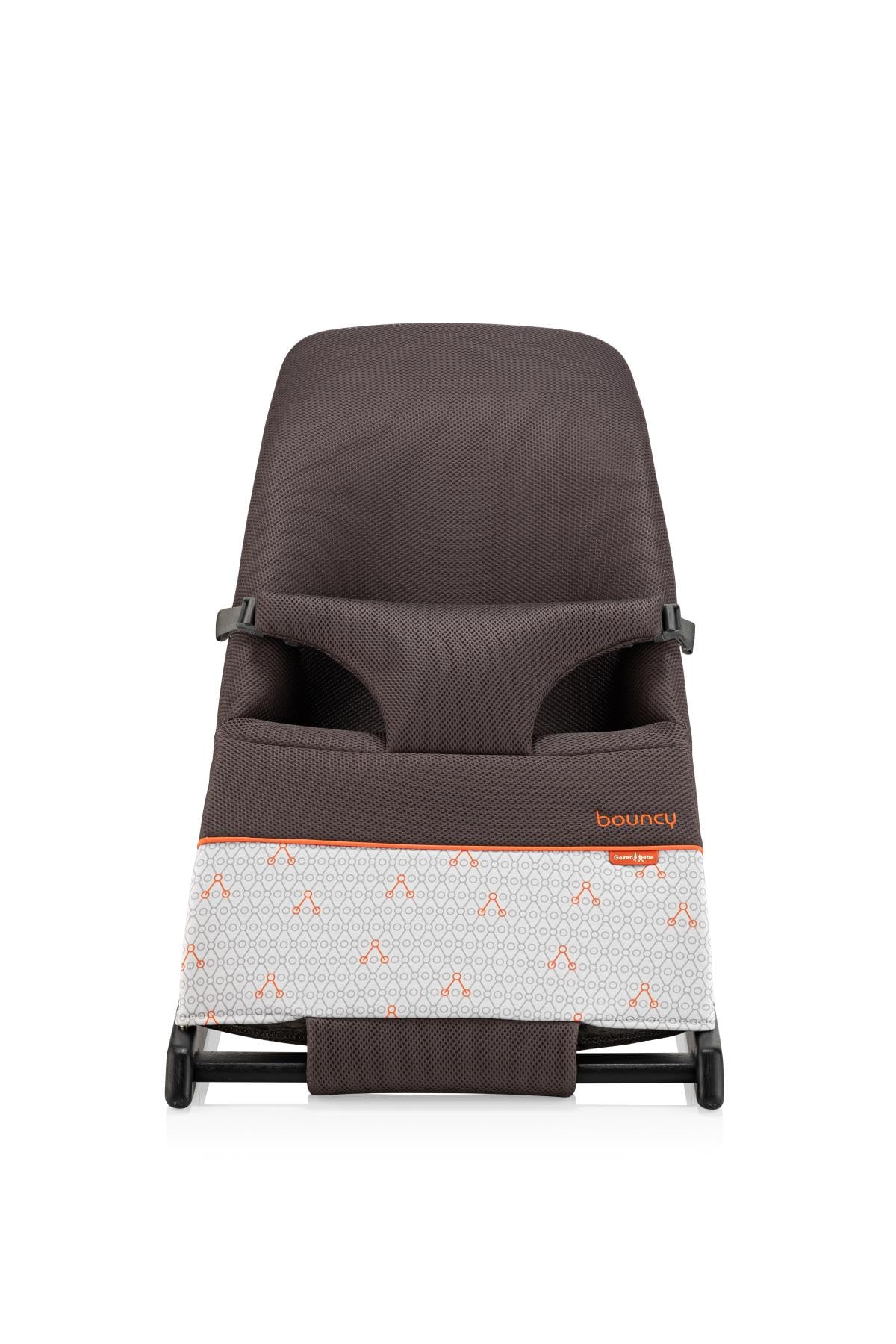 Gezenbebe Bouncy Ev Tipi Ana Kucağı - Charcoal