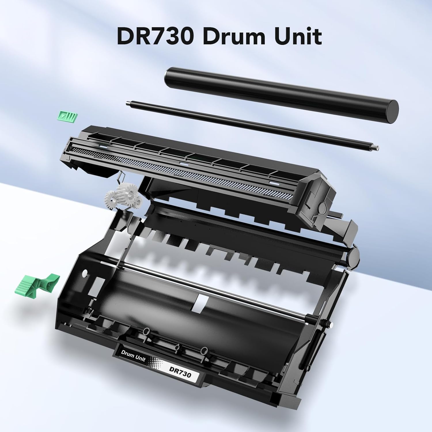 DR730 Drum Unit Brother Compatible Replacement for Brother Drum DR730 DR-730 for HL-L2350DW MFC-L2710DW DCP-L2550DW MFC-L2750DW HL-L2390DW HL-L2395DW MFC-L2690DW HL-L2370DW Printer(2 Pack, NOT Toner)