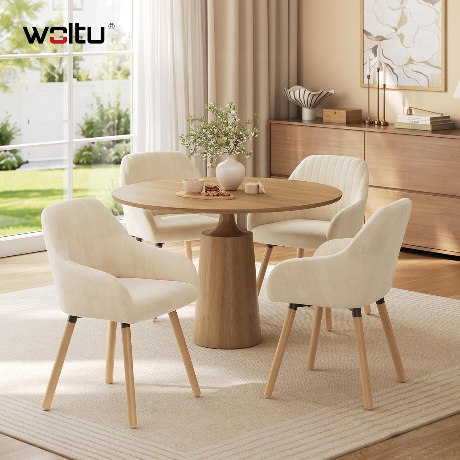 WOLTU Dining Chair dimensions diagram