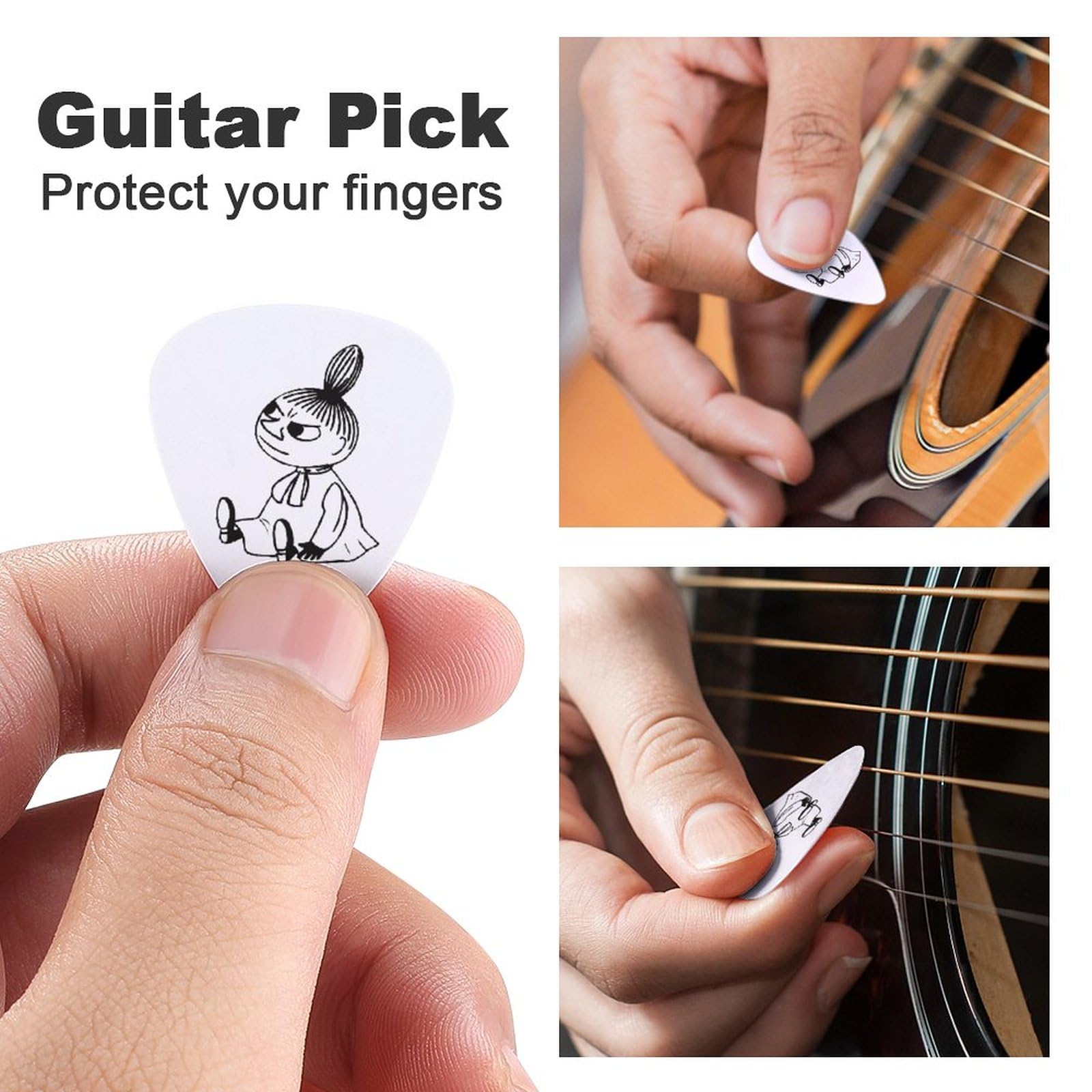 Amazon | ギターピック ムーミン リトルミイ ギターアクセサリー