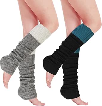 2 Paires Jambières Pour Dames,Guêtres De Jambe Leg Warmer Cadeau Dhiver Parfait 92300850