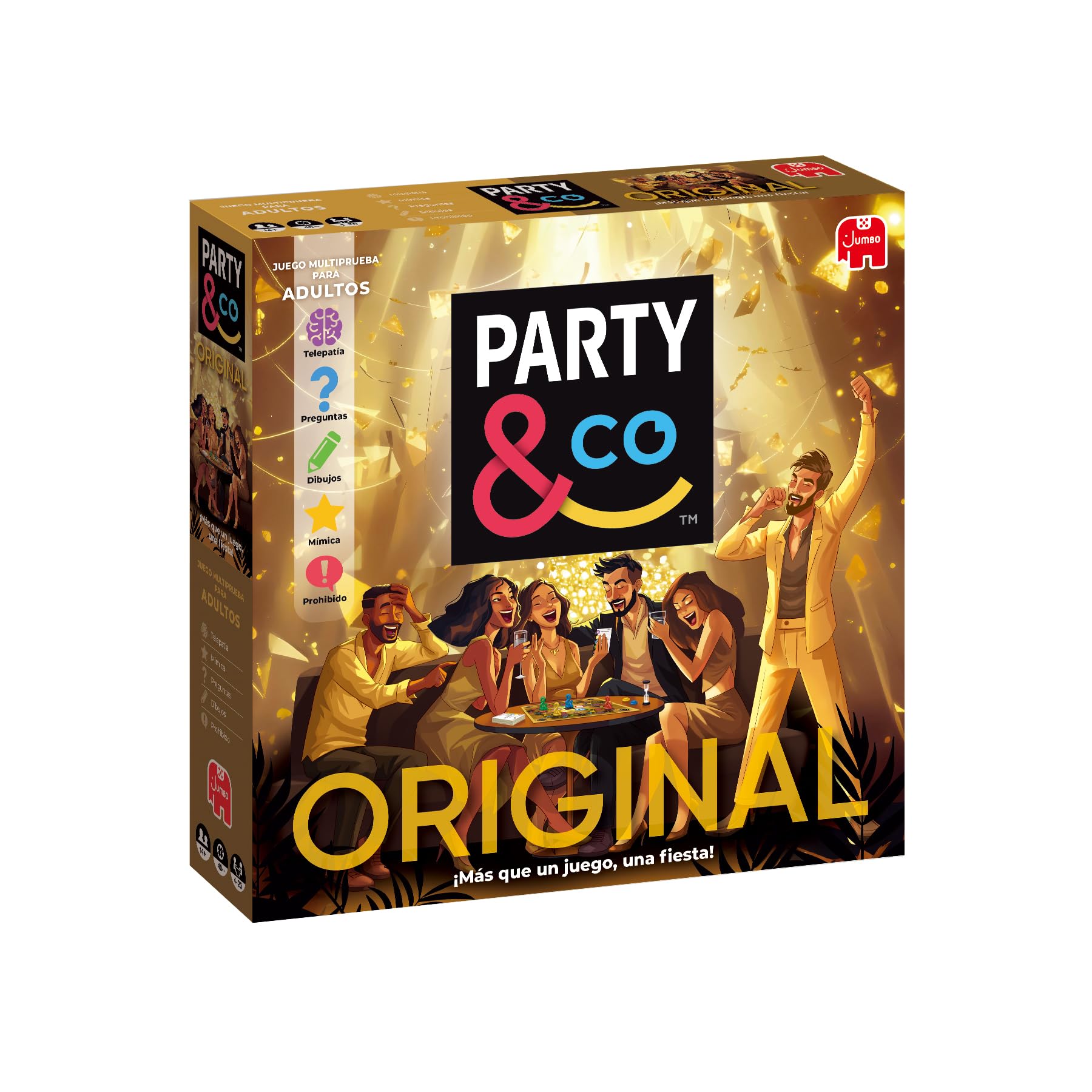 Party & Co. Original | Juego de Mesa para Adultos, Multiprueba, Divertido y por Equipos, Ideal para Fiestas | +14 Años, Juegos de Mesa Adultos de Party and Co.