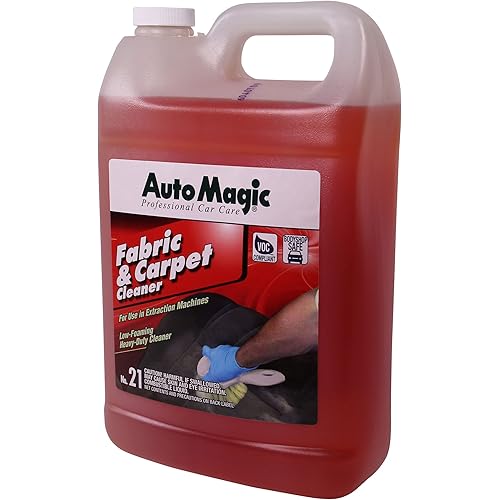 Auto Magic Fabric & Carpet Cleaner for Hot or Cold Water Extraction Machines - 128 Fl Oz