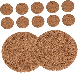 Parliky 12 Pçs Ninho De Pombo Com Almofada Marrom Incubadora De Incubação De Pássaros Ovos De Criação Esteiras Ninho De Incubação De Pássaros Incubadora De Ovos De Material De Lã