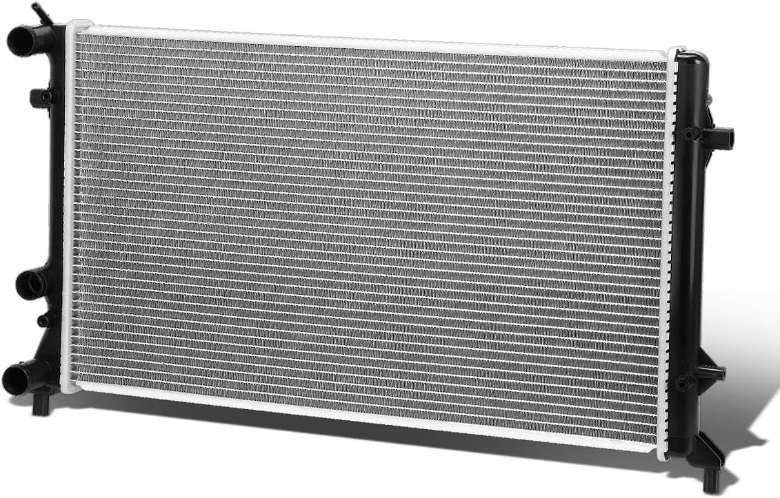 Auto Dynasty Radiator Compatible with 11-15 VW Jetta/Passat/Beetle 2.0L/2.5L AT/MT, DPI 13215 Factory Style 1-Row Cooling Radiator, Aluminum Core