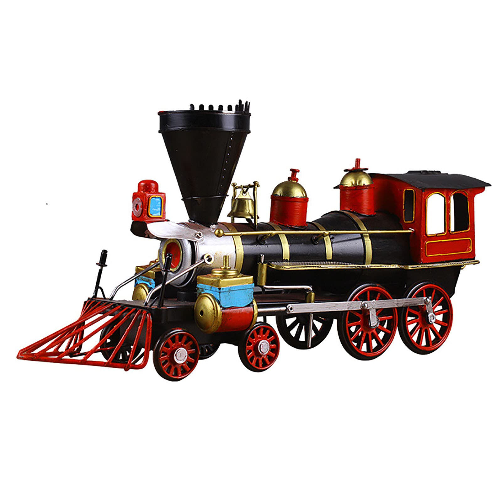 DONGYUCHUN Retro Steam Train Model Ornaments, Creative Handmade Iron Locomotive Decoration Craft Small Gifts