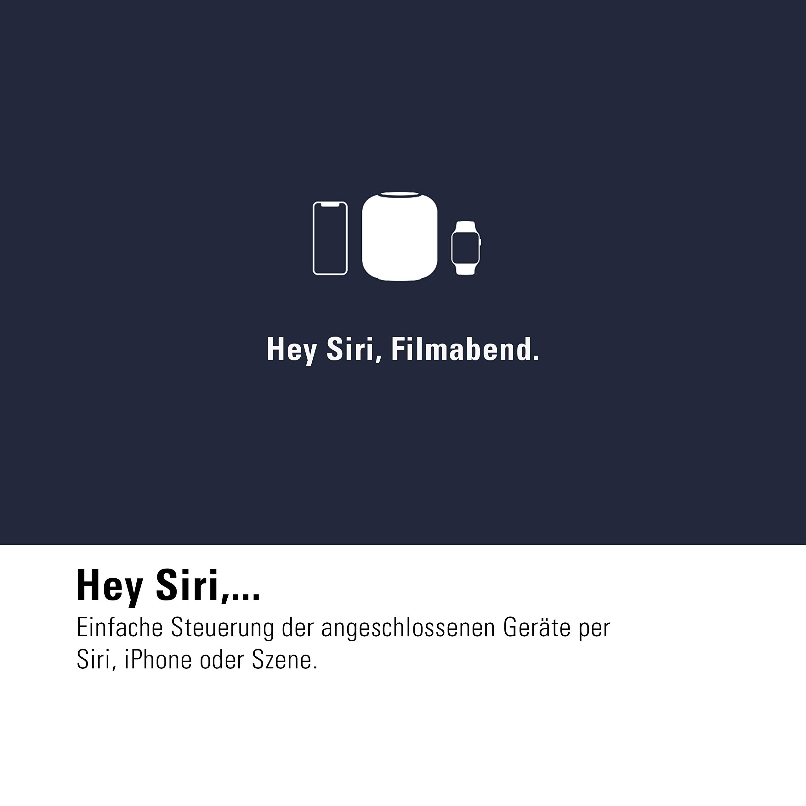 Eve Energy Strip – Smarte Dreifach-Steckdosenleiste, misst Stromverbrauch, Energiesparen, integrierte Zeitpläne, Fernzugriff, Keine Bridge nötig, Überspannungsschutz, Apple HomeKit