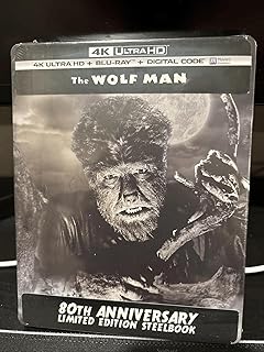 The Wolf Man (80th Anniversary Limited Edition Steelbook) [4K + Blu-Ray + Digital]