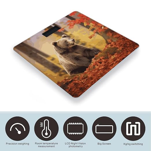 Báscula de Baño Digital JTREHY con Pantalla LCD miniatura 3