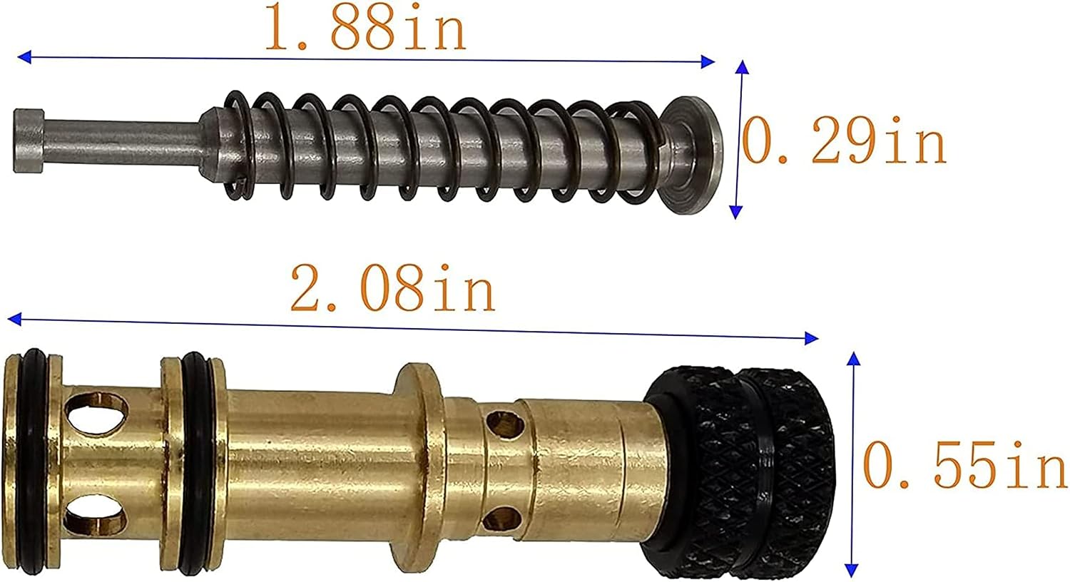 (2 pack) SP-P3 Plunger Valve Part Framing Nailer For Hitachi NR83A | For Hitachi NR83A NR83A NR83A2 NR83A2(S) NR83A3 (2- Pack) 875-638 884-111 Trigger Valve Set