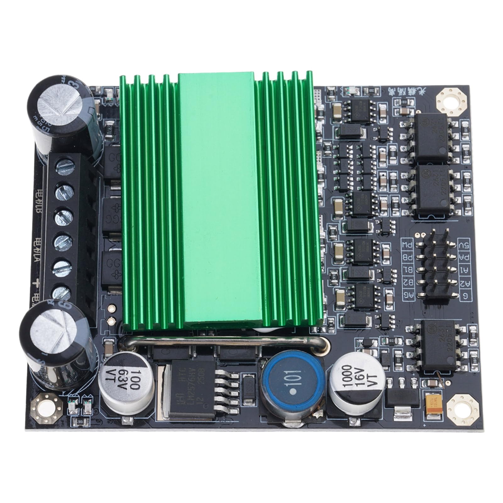 Canal 100A H Puente Módulo controlador de motor eficiente disipación de calor 12V 48V controlador de motor